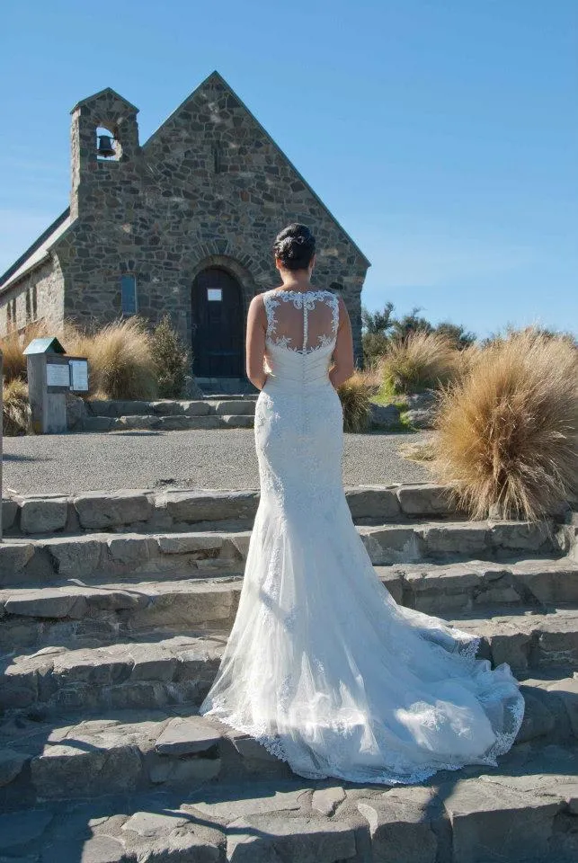 A wedding at the historic Church of the Good Shepherd, Lake Tekapo