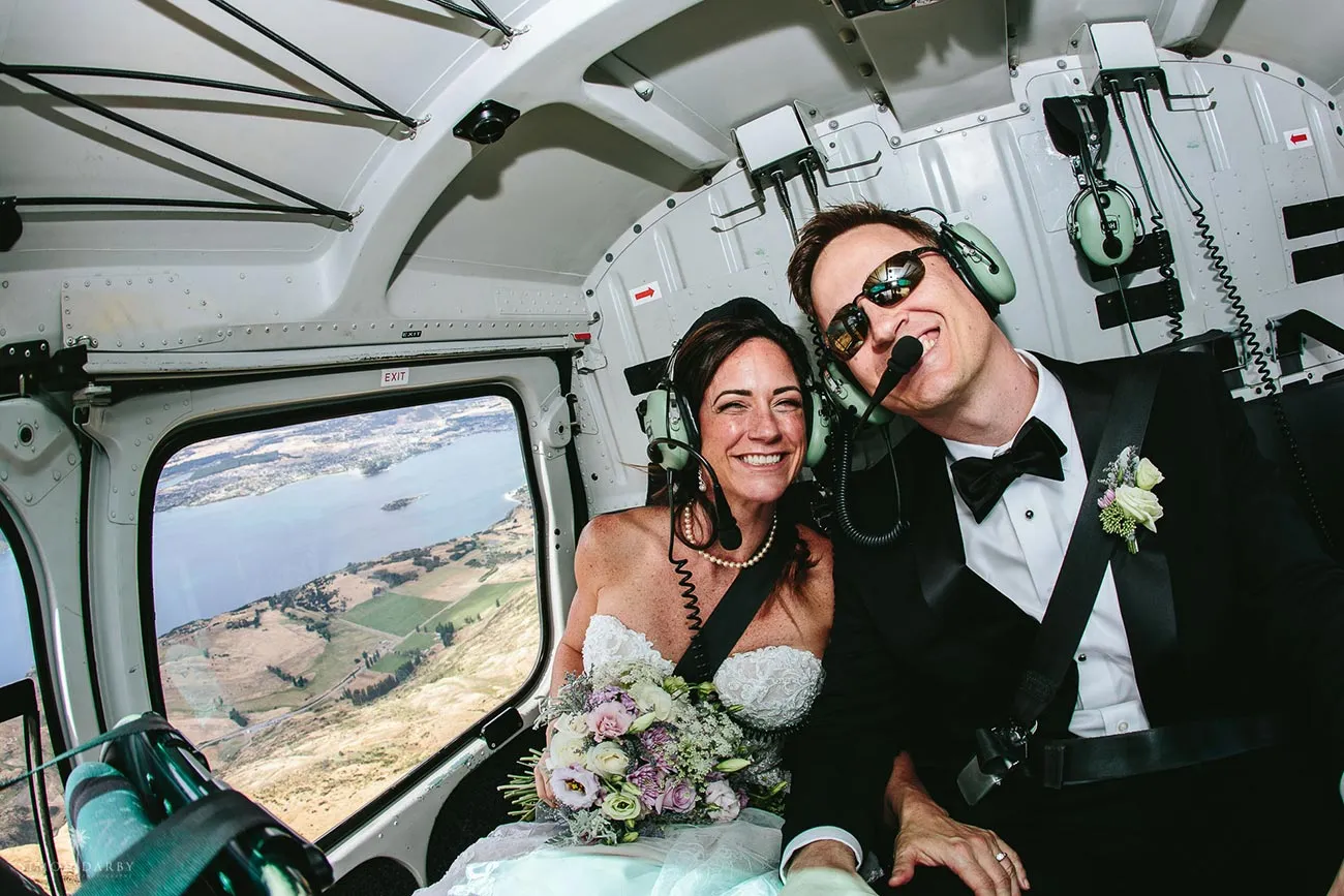 A helicopter elopement on Coromandel Peak above Lake Wānaka