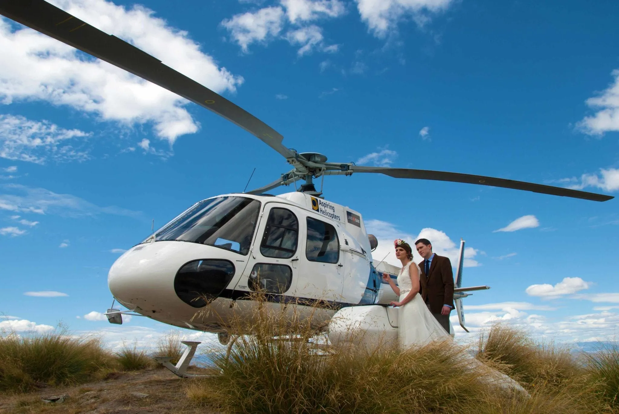 A helicopter elopement on Coromandel Peak above Lake Wānaka